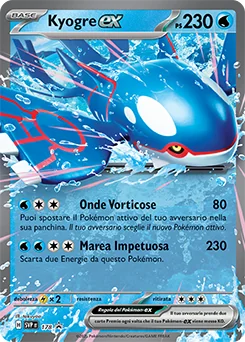 Kyogre ex — Holofoil