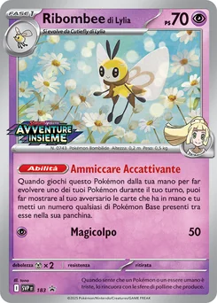 Lillie's Ribombee — Holofoil