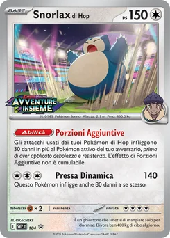 Hop's Snorlax — Holofoil
