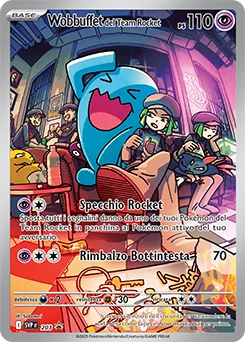 Team Rocket's Wobbuffet — Holofoil