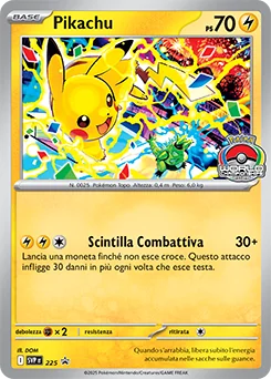 Pikachu — Winner Stamp