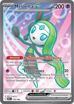 Meloetta ex — Holofoil
