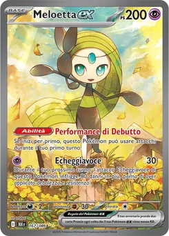 Meloetta ex — Holofoil