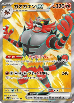 Incineroar ex — Holofoil