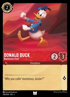 Donald Duck - Boisterous Fowl — Normal