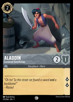 Aladdin - Cornered Swordsman — Normal
