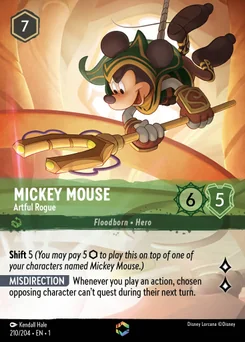 Mickey Mouse - Artful Rogue — Holofoil