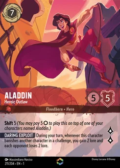 Aladdin - Heroic Outlaw — Holofoil