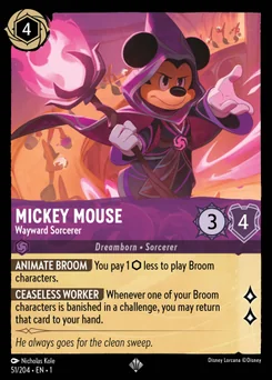 Mickey Mouse - Wayward Sorcerer — Normal