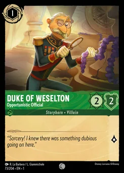 Duke of Weselton - Opportunistic Official — Normal