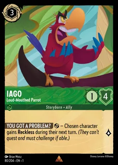 Iago - Loud-Mouthed Parrot — Normal