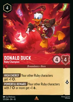 Donald Duck - Ruby Champion — Normal