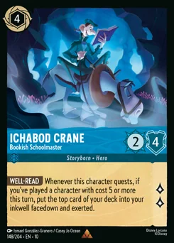 Ichabod Crane - Bookish Schoolmaster — Normal