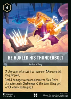 He Hurled His Thunderbolt — Normal