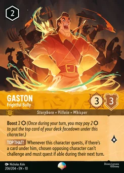 Gaston - Frightful Bully — Holofoil