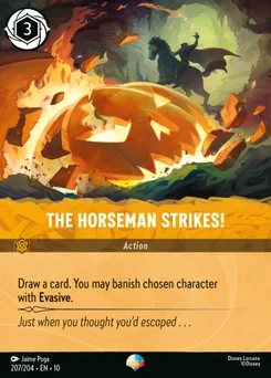 The Horseman Strikes! — Holofoil