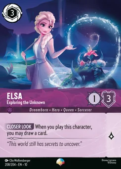 Elsa - Exploring the Unknown — Holofoil