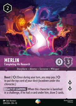 Merlin - Completing His Research — Holofoil