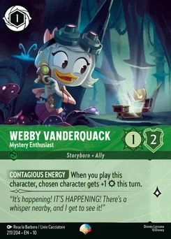 Webby Vanderquack - Mystery Enthusiast — Holofoil