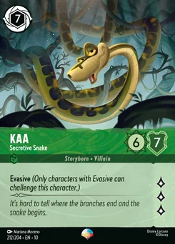 Kaa - Secretive Snake — Holofoil