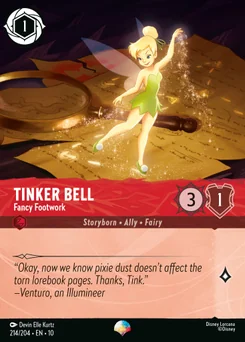 Tinker Bell - Fancy Footwork — Holofoil