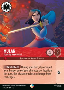 Mulan - Standing Her Ground — Holofoil