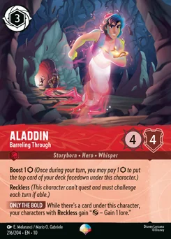 Aladdin - Barreling Through — Holofoil