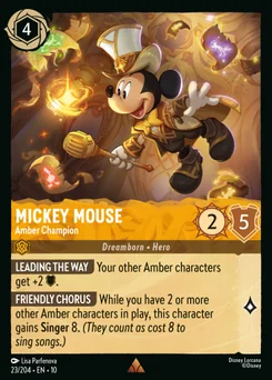 Mickey Mouse - Amber Champion — Normal