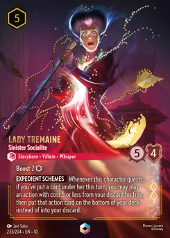 Lady Tremaine - Sinister Socialite — Holofoil