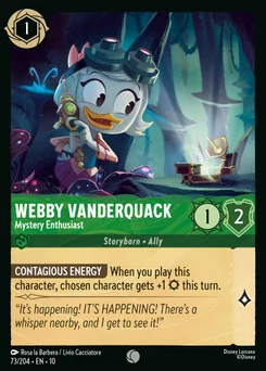 Webby Vanderquack - Mystery Enthusiast — Normal