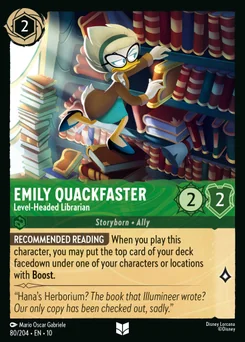 Emily Quackfaster - Level-Headed Librarian — Normal