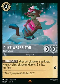 Duke Weaselton - Surly Crook — Normal