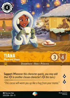 Tiana - Warm and Happy — Holofoil