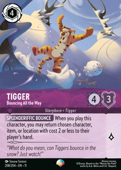 Tigger - Bouncing All the Way — Holofoil