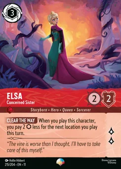 Elsa - Concerned Sister — Holofoil