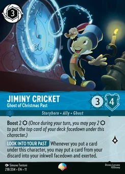 Jiminy Cricket - Ghost of Christmas Past — Holofoil