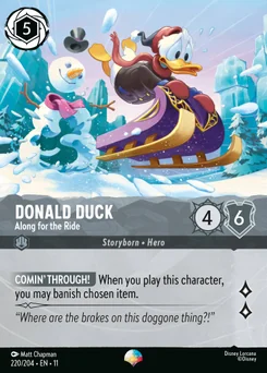 Donald Duck - Along for the Ride — Holofoil