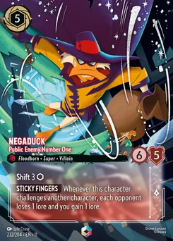 Negaduck - Public Enemy Number One — Holofoil