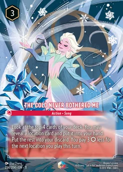The Cold Never Bothered Me — Holofoil