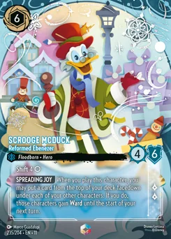Scrooge McDuck - Reformed Ebenezer — Holofoil