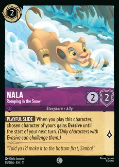 Nala - Romping in the Snow — Normal