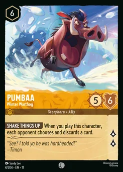 Pumbaa - Winter Warthog — Normal