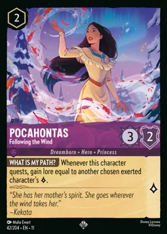 Pocahontas - Following the Wind — Normal