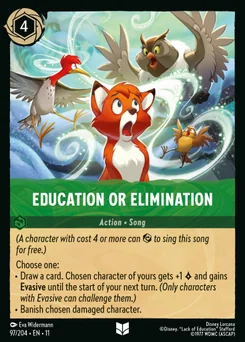 Education or Elimination — Normal