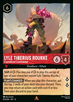 Lyle Tiberius Rourke - Crystallized Commander — Normal
