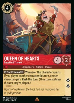Queen of Hearts - Impatient Traveler — Normal