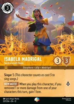 Isabela Madrigal - Such a Lovely Voice — Holofoil