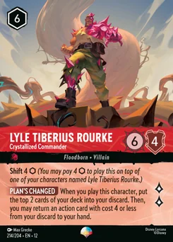 Lyle Tiberius Rourke - Crystallized Commander — Holofoil