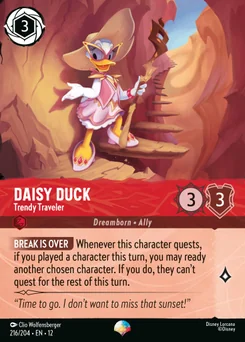Daisy Duck - Trendy Traveler — Holofoil