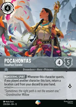Pocahontas - Steadfast Traveler — Holofoil